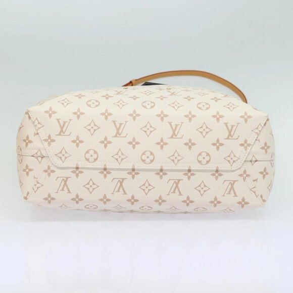 LOUIS VUITTON Monogram Dune Atlantis GM Tote Bag White M24409 LV Auth 75395S - Picture 7 of 16